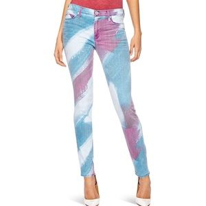 Hudson Nico Super Skinny Jean in Bomb Print